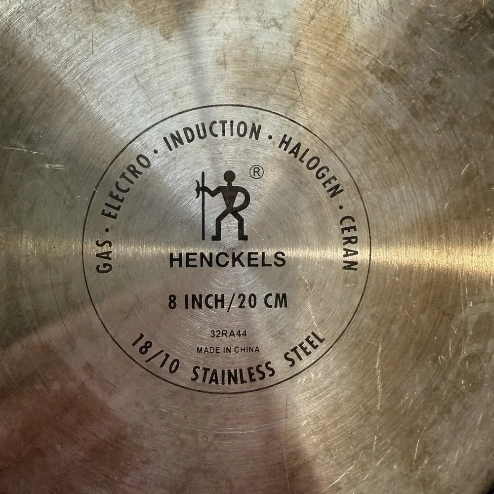 Henckels Paradigm Stainless Steel Nonstick Fry Pan Set | 8